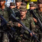 Popula��o prestigia desfile c�vico-militar em comemora��o � Independ�ncia do Brasil e aos 77 anos de Barra do Gar�as
