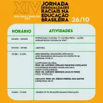 inscri��es e Programa��o da  XIV JORNADA DESIGUALDADES RACIAIS NA EDUCA��O BRASILEIRA