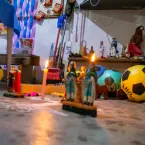 Tradi��o, f� e alegria marcam a Festa de Cosme e Dami�o no Centro Esp�rita Nossa Senhora do Carmo