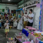 Tradi��o, f� e alegria marcam a Festa de Cosme e Dami�o no Centro Esp�rita Nossa Senhora do Carmo