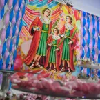 Tradi��o, f� e alegria marcam a Festa de Cosme e Dami�o no Centro Esp�rita Nossa Senhora do Carmo