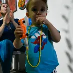 Tradi��o, f� e alegria marcam a Festa de Cosme e Dami�o no Centro Esp�rita Nossa Senhora do Carmo