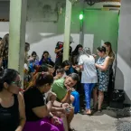 Tradi��o, f� e alegria marcam a Festa de Cosme e Dami�o no Centro Esp�rita Nossa Senhora do Carmo