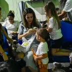 Tradi��o, f� e alegria marcam a Festa de Cosme e Dami�o no Centro Esp�rita Nossa Senhora do Carmo