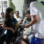 Tradi��o, f� e alegria marcam a Festa de Cosme e Dami�o no Centro Esp�rita Nossa Senhora do Carmo