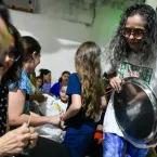 Tradi��o, f� e alegria marcam a Festa de Cosme e Dami�o no Centro Esp�rita Nossa Senhora do Carmo