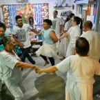 Tradi��o, f� e alegria marcam a Festa de Cosme e Dami�o no Centro Esp�rita Nossa Senhora do Carmo