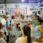 Tradi��o, f� e alegria marcam a Festa de Cosme e Dami�o no Centro Esp�rita Nossa Senhora do Carmo