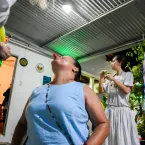 Tradi��o, f� e alegria marcam a Festa de Cosme e Dami�o no Centro Esp�rita Nossa Senhora do Carmo