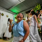 Tradi��o, f� e alegria marcam a Festa de Cosme e Dami�o no Centro Esp�rita Nossa Senhora do Carmo