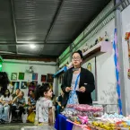 Tradi��o, f� e alegria marcam a Festa de Cosme e Dami�o no Centro Esp�rita Nossa Senhora do Carmo