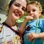 Tradi��o, f� e alegria marcam a Festa de Cosme e Dami�o no Centro Esp�rita Nossa Senhora do Carmo