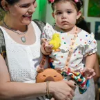 Tradi��o, f� e alegria marcam a Festa de Cosme e Dami�o no Centro Esp�rita Nossa Senhora do Carmo