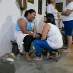 Tradi��o, f� e alegria marcam a Festa de Cosme e Dami�o no Centro Esp�rita Nossa Senhora do Carmo