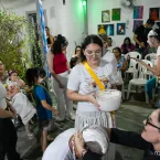 Tradi��o, f� e alegria marcam a Festa de Cosme e Dami�o no Centro Esp�rita Nossa Senhora do Carmo