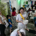 Tradi��o, f� e alegria marcam a Festa de Cosme e Dami�o no Centro Esp�rita Nossa Senhora do Carmo