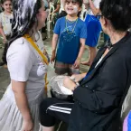 Tradi��o, f� e alegria marcam a Festa de Cosme e Dami�o no Centro Esp�rita Nossa Senhora do Carmo