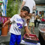 Tradi��o, f� e alegria marcam a Festa de Cosme e Dami�o no Centro Esp�rita Nossa Senhora do Carmo