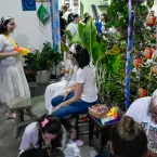 Tradi��o, f� e alegria marcam a Festa de Cosme e Dami�o no Centro Esp�rita Nossa Senhora do Carmo