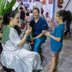 Tradi��o, f� e alegria marcam a Festa de Cosme e Dami�o no Centro Esp�rita Nossa Senhora do Carmo