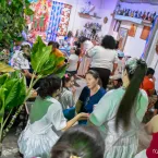 Tradi��o, f� e alegria marcam a Festa de Cosme e Dami�o no Centro Esp�rita Nossa Senhora do Carmo