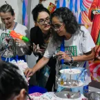 Tradi��o, f� e alegria marcam a Festa de Cosme e Dami�o no Centro Esp�rita Nossa Senhora do Carmo