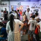 Tradi��o, f� e alegria marcam a Festa de Cosme e Dami�o no Centro Esp�rita Nossa Senhora do Carmo