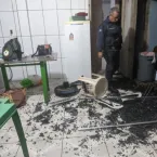 Mulher é jogada aos socos pelo marido em VG