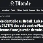 Lula vence Flávio Bolsonaro em virada histórica e mundo reage