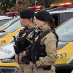 PMPR mobiliza grande efetivo para refor�ar a��es de seguran�a em Curitiba
