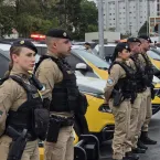 PMPR mobiliza grande efetivo para refor�ar a��es de seguran�a em Curitiba