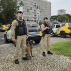 PMPR mobiliza grande efetivo para refor�ar a��es de seguran�a em Curitiba