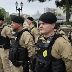 PMPR mobiliza grande efetivo para refor�ar a��es de seguran�a em Curitiba