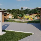 Escola Indgena Dom Felippo Rinaldi ganha novo prdio e se prepara para receber mais de 200 estudantes Xavante