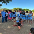 Prefeito Carlos Tomazetto visita aldeias ind�genas Sap�va, Codebra 1 e Codebra 2 para entrega de cobertores, filtros e escuta das demandas das comunid