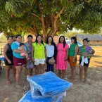 Prefeito Carlos Tomazetto visita aldeias ind�genas Sap�va, Codebra 1 e Codebra 2 para entrega de cobertores, filtros e escuta das demandas das comunid