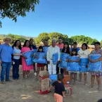 Prefeito Carlos Tomazetto visita aldeias ind�genas Sap�va, Codebra 1 e Codebra 2 para entrega de cobertores, filtros e escuta das demandas das comunid
