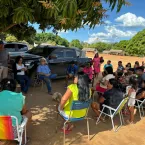 Prefeito Carlos Tomazetto visita aldeias ind�genas Sap�va, Codebra 1 e Codebra 2 para entrega de cobertores, filtros e escuta das demandas das comunid