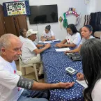 A��o de sa�de orienta grupo da melhor idade sobre preven��o do c�ncer de boca em Porto Alegre do Norte