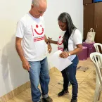 A��o de sa�de orienta grupo da melhor idade sobre preven��o do c�ncer de boca em Porto Alegre do Norte