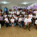 A��o de sa�de orienta grupo da melhor idade sobre preven��o do c�ncer de boca em Porto Alegre do Norte