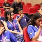 Dr. Adilson recebe sele��o feminina de basquete, campe� nacional dos Jogos Ol�mpicos da Juventude