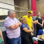 Dr. Adilson recebe sele��o feminina de basquete, campe� nacional dos Jogos Ol�mpicos da Juventude