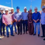 Dr. Eug�nio leva Comiss�o de Sa�de at� as obras do Hospital Regional de Confresa