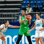 Brasil estrela vencendo a Argentina na AmeriCup de basquete