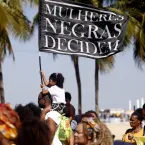 Black women promote political act for social justice in Copacabana