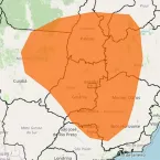 Inmet emite alertas vermelho e laranja para baixa umidade do ar