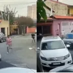 V�deo: policial impede adolescente de roubar homem e mulher em SP