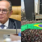 Gilmar Mendes recebe cr�ticas da direita por elogios �s manifesta��es contra a PEC da Blindagem e a anistia