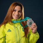 Jade Barbosa exibe barrig�o na reta final da gravidez do primeiro filho